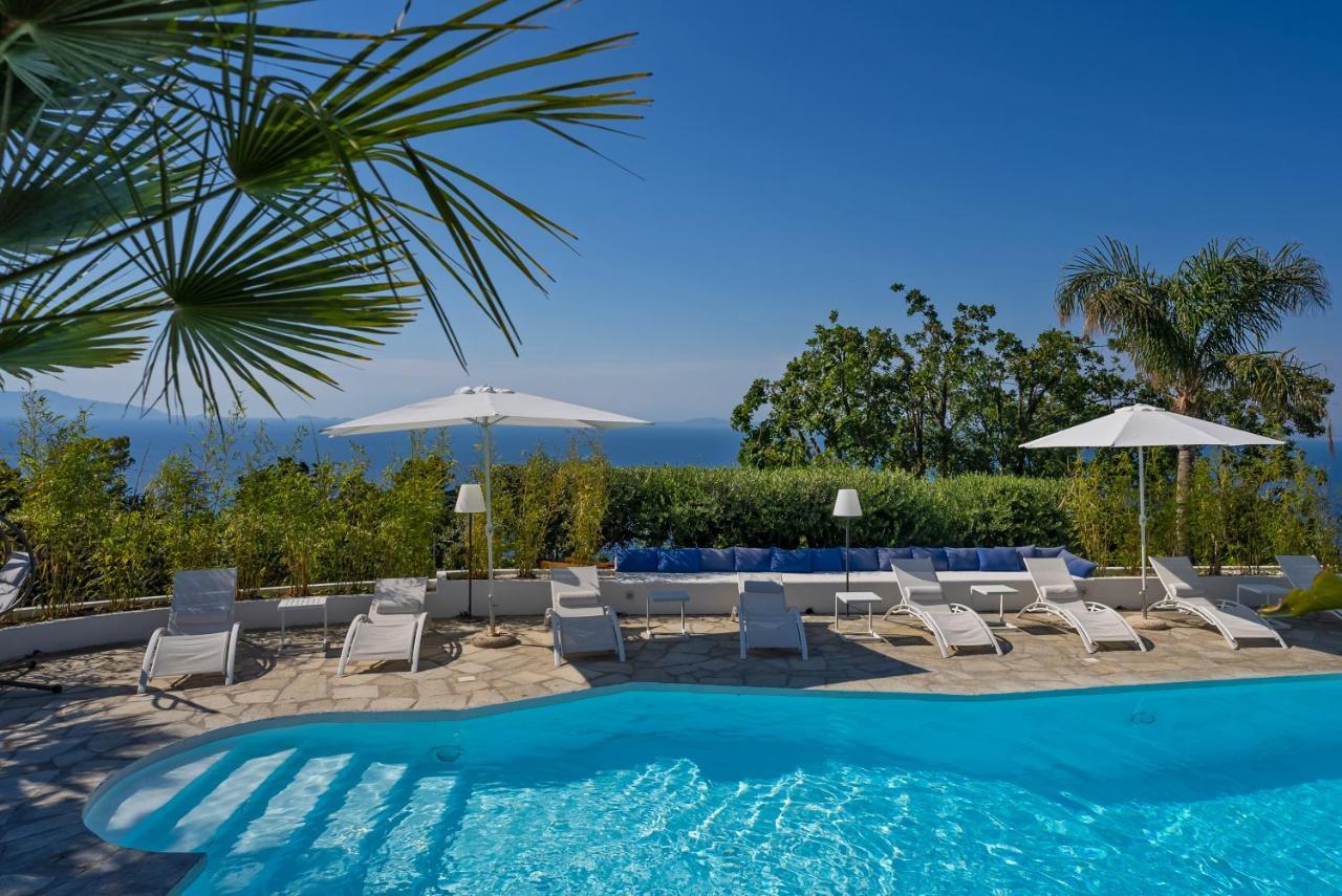 Capri Blue Luxury Villa Le Tre Monelle Anacapri  Buitenkant foto