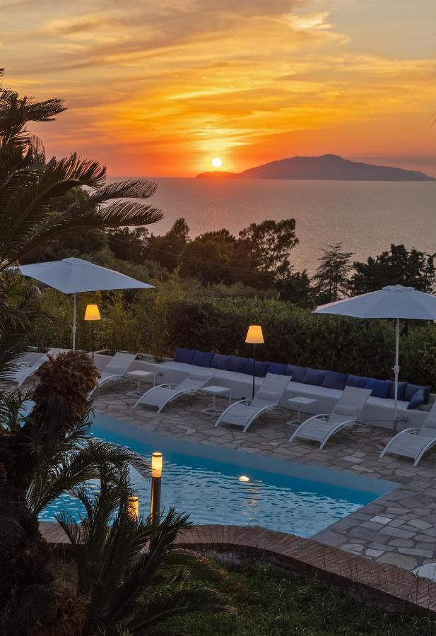 Capri Blue Luxury Villa Le Tre Monelle Anacapri  Buitenkant foto