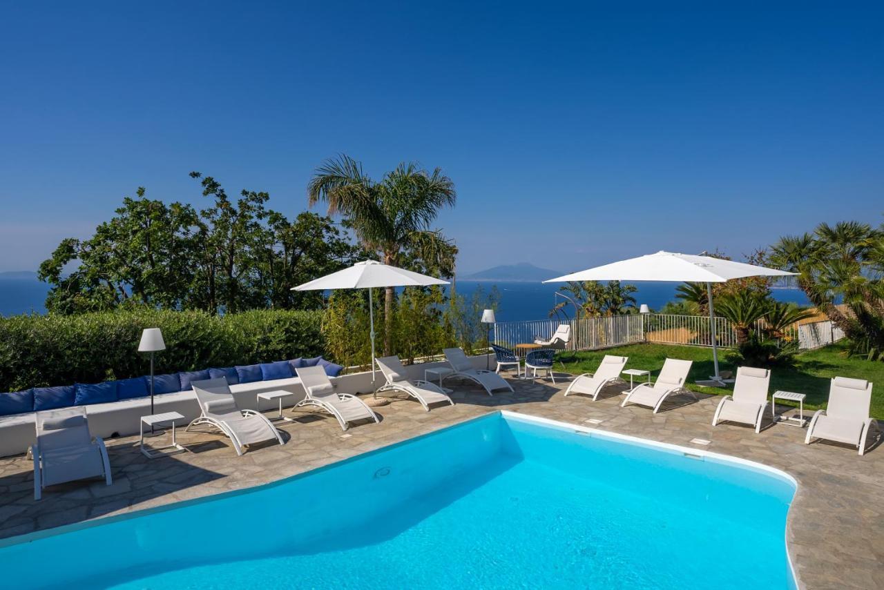 Capri Blue Luxury Villa Le Tre Monelle Anacapri  Buitenkant foto
