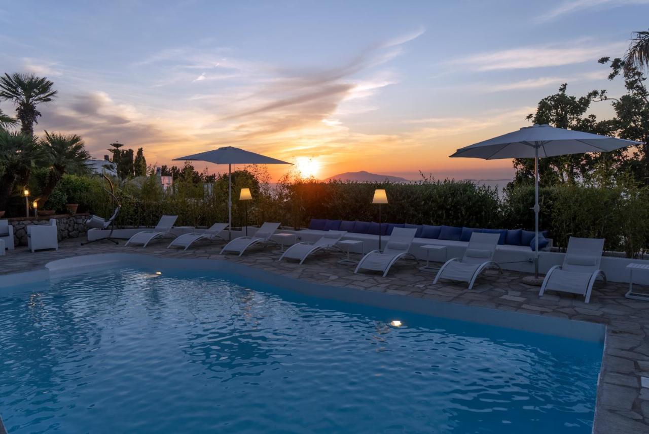 Capri Blue Luxury Villa Le Tre Monelle Anacapri  Buitenkant foto